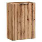 Meuble de salle de bain suspendu sous vasque encastr adel chne 40 cm