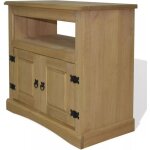 Meuble tl buffet tv tlvision design pratique pin mexicain gamme corona 80 cm 2502212