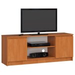 Meuble tv akord aulne 140 cm 2 portes 2 tagres - salon - contemporain - design