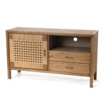 Meuble tv - amadeus - baltazar - multicolore - bois - 130 cm