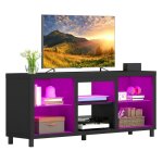 Meuble tv balconera 148 cm pour t�l�viseurs led 55 / 60 / 65 pouces 60 cm (l) x 35 cm (p) x 148 cm (h) ...