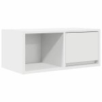 Meuble tv blanc - vidaxl - 60x31x255 cm - bois ding�nierie - facile � nettoyer - capacit� de charge 60 ...