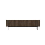 Meuble tv en bois herman - 160 x 31 x 45 cm - marron