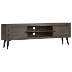 Vidaxl meuble tv bois massif de manguier 140 x 30 x 45 cm