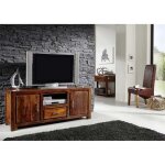 Meuble tv - bois massif de palissandre laqu� - metro life #125