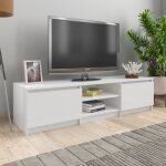 Meuble tv contemporain - best2739 - blanc brillant - 140 cm - porte(s) - aggloméré Meuble tv contemporain - best2739 - blanc brillant - 140 cm - porte(s) - aggloméré