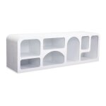 Meuble tv design troglodyte 160cm blanc
