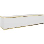 Elgant meuble tv - design moderne avec fonction push - to - open. d : l : 135 cm h : 30 cm p : 32 cm. ...
