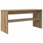 Meuble tv - helloshop26 - 80 x 30 x 40 cm - beige (ch�ne) - bois ding�nierie - 1 �tag�re