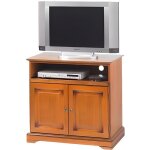 Meuble tv hifi style louis philippe 2 portes
