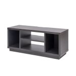 Iris ohyama meuble tv meuble tele banc tv ecran jusqu 43 pouces - ots - 100s - chne noir - l36 x p100 ...