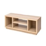 Iris ohyama meuble tv meuble tele banc tv ecran jusqu 43 pouces - ots - 100s - marron clair - l36 x ...