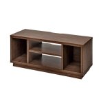Iris ohyama meuble tv meuble tele banc tv ecran jusqu 43 pouces - ots - 100s - marron - l36 x p100 x ...