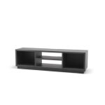 Iris ohyama meuble tv meuble tele banc tv ecran jusqu 65 pouces - ots - 150s - chne noir - l36 x p150 ...