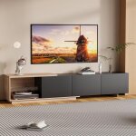Meuble tv led 240 cmarmoire e t�l�visionbanc tvmeuble t�l� de salonbanc tv moderne en bois avec 3 tiroirsmeubl ...