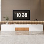 Meuble tv moderne meuble tv panneau tv meuble tv inf�rieur. conception unique peut contenir un projecteur ...