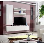 Meuble tv mural suspendu fly h1 - price factory - blanc brillant - 2 portes - 160x30x40cm Meuble tv mural suspendu fly h1 - price factory - blanc brillant - 2 portes - 160x30x40cm