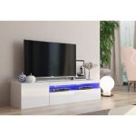 Dmora meuble tv roberto buffet bas de salon avec 2 portes base meuble tv 100% made in italy cm 150x40h37 ...