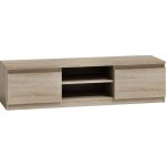 Meuble tv / meuble de salon - malwa rtv 140 - chne sonoma - moderne - scandinave - beige