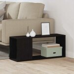 Meuble tv - meuble tele - blanc 80x24x32cm en boi ensemble meuble tv - ch�ne noir - 80x24x32cm - bois ...