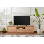 Meuble tv - vanguard - pin atlantique - 160 x 42 x 30 cm