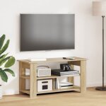 Meuble tv vidaxl ch�ne sonoma 100 x 40 x 50 cm - lowboard contemporain en bois ding�nierie