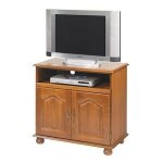 Meuble tv video 2 portes chene