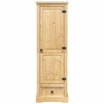 Meuble v�tements brun - lemon� garde - robe - grand stockage - armoire penderie - corona 55x38x170cm ...