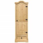 Meuble v�tements brun - lemon� garde - robe - grand stockage - armoire penderie - corona 55x52x170cm ...