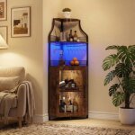 Meuble � vin dangle - lunsy - rangement pour 50 bouteilles - casier � bouteilles - porte - verres - placard ...