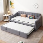 Meubliv matelas � ressorts 90x190cm avec modules ergonomiques et soutien lombaire fermet� h3 tissu blanc ...