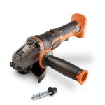 Meuleuse dangle sans fil de 20v - dual power - powdp35100 - disque abrasif 115mm - compacte - sans batterie ...