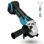 Meuleuse dangle sans fil 21v moteur sans balais 9 000 tr / min pour disque 125 mm destin�e � la coupe ...