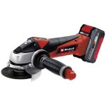 Einhell meuleuse dangle 115mm sans fil te - ag 18 / 115 li kit - pxc (18v) livr� avec batterie 40ah et ...