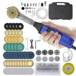 Meuleuse �lectrique droite 500 w 6 vitesses 20�000 tr / min embout de 3 mm polisseuse pour bijoux bois ...