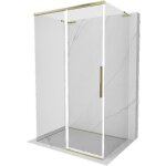Mexen rox - 3s l cabine de douche 3 parois coulissantes 110 x 70 cm transparente dor�e - 8c2l - 110 - ...