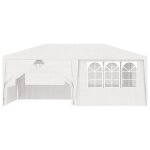 Mexp - tente de réception - belvédère de jardin et parois latérales 4x6 m blanc 90 g - m²(6416) Mexp - tente de réception - belvédère de jardin et parois latérales 4x6 m blanc 90 g - m²(6416)