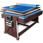 Meyer tablebillard - table multi - jeux 7ft - billard air hockey ping pong - couleur bois - multifonction ...