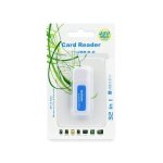Mgs33 lecteur carte memoire bleu sdhc / sd / mmc / rs - mmc / mini - sd(adapteur) / micro sd(adapteur) ...