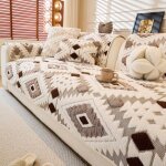 Mhy� coussin de canap� et coussin de dos pour chiens lavable et anti - d�rapage 90x160 cm caf�