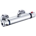 Mhy� - mitigeur douche thermostatique murale mitigeur de baignoire chrom� robinet m�langeur pour salle ...