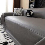 Mhy� sous - chauss�e de canap� 180x130 cm �paisse peinture �tanche design imperm�able � leau gris