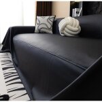 Mhy� sous - chauss�e de canap� 180x130 cm �paisse peinture �tanche design imperm�able � leau noir