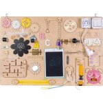 Tableau dactivité sensoriel montessori mia - animaux - 75 cm - jouet éducatif en bois Tableau dactivité sensoriel montessori mia - animaux - 75 cm - jouet éducatif en bois