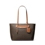 Michael kors jet set travail - sac cabas logo mk brun - noisette 30s6gtvt2b - 252