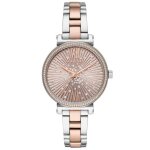 Montre - bracelet pour femme sofie bicolor - michael kors - mk3972 - mouvement  quartz - cadran en or ...