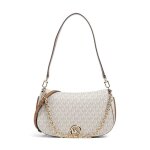 Michael kors nolita - sac port� �paule logo mk vanille - noisette 30r6gy5s2b149