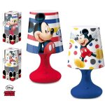 Lampe de chevet - disney - mickey - led - rouge - 18 cm