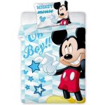 Mickey mousse linge de lit bebe garcon parure housse de couette 135 x 100 cm + taie 40 x 60 cm dco chambre ...