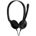 Epos pc 8 usb micro - casque supra - auriculaire filaire stereo noir mise en sourdine du microphone volume ...